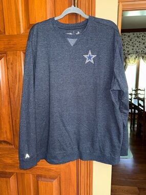 Antigua Navy Heather Pullover Sweatshirt